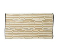 Полотенце MIX LOHKO BEIGE 30/50 хлопок махра жаккард одна сторона велюр, 550 г/м2