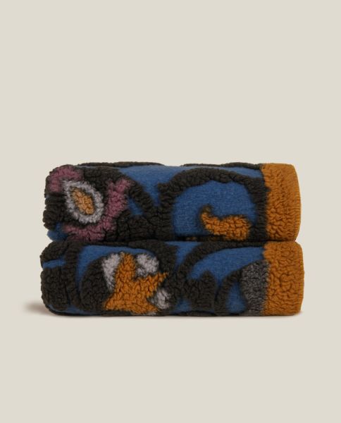 Плед ANCIENT FLOWER 150x190 см шерсть 55% полиэстер 45%, 1070г FRATI HOME
