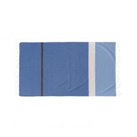 Пляжное полотенце SUMMER BLEU ROYAL 100х180 см, хлопок 100%, с оборотной стороны махра, 320 г/м2 Blanc des Vosges