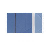 Пляжное полотенце SUMMER BLEU ROYAL 100х180 см, хлопок 100%, с оборотной стороны махра, 320 г/м2 Blanc des Vosges