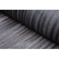 ZINC Тюль черная с металл. Блеском , шир 142 см, 55% полиэстер 35% лен, 10% металл, Англия