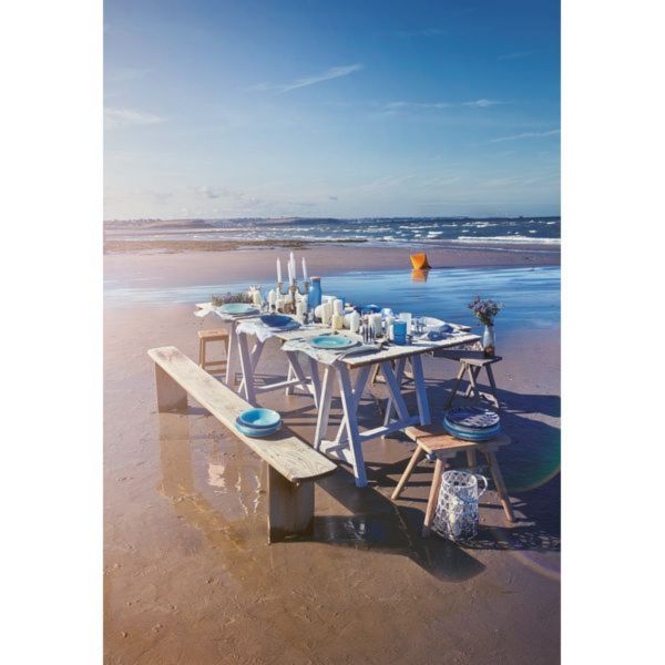 Тарелка обеденная ДИВАЛИ ЛАЙТ БЛЮ 25см LUMINARC