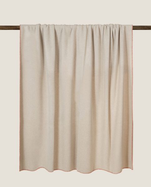 Плед Frati SOFT BAMBOO NOCCIOLA, бежевый, 160х200, бамбук 40% полиэстер 60%, 800г