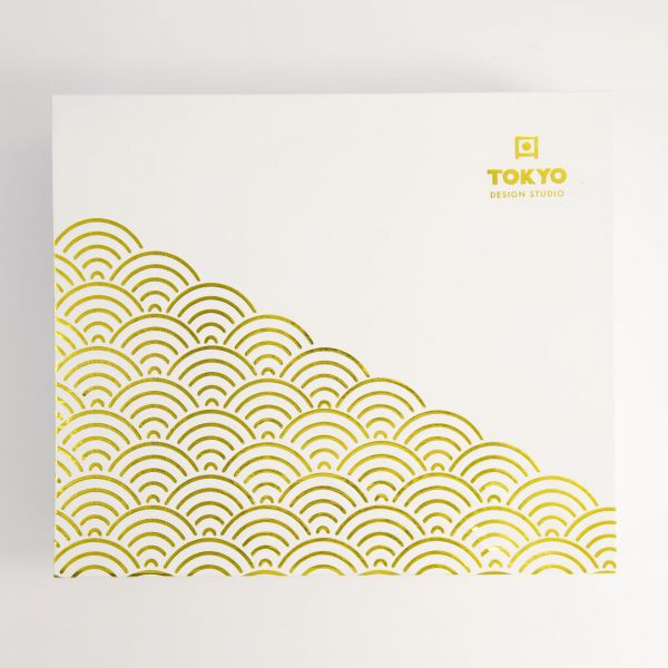 Набор кружек Nippon White Gold 4 шт, 8.5x10.2 см, 340 мл,фарфор TOKYO DESIGN
