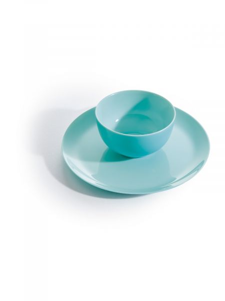 Тарелка обеденная ДИВАЛИ ЛАЙТ ТЮРКУАЗ 25см LUMINARC