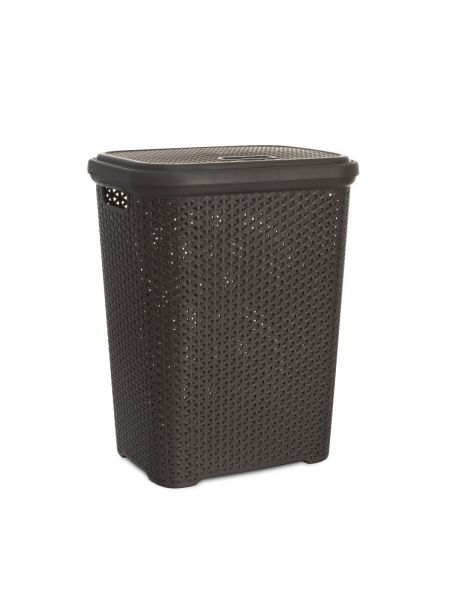 Корзина для белья RATTAN коричневая 55л HOBBY LIFE