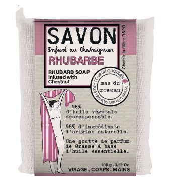 Мыло твердое RHUBARBE, 100 гр, ревень