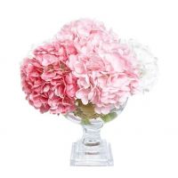 Provence Hydrangea BouquetБукет гортензий, розовый, 2 спрея по 10 мл , H.35 золотой декор