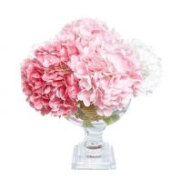 Provence Hydrangea BouquetБукет гортензий, розовый, 2 спрея по 10 мл , H.35 золотой декор