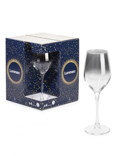 Набор бокалов для вина СЕЛЕСТ СЕРЕБРЯНАЯ ДЫМКА 4шт 270мл LUMINARC
