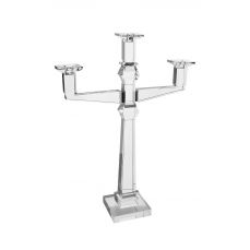 LUCE Подсвечник 3 рожка 38 x 12 x Н 53 хрусталь