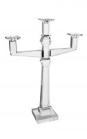 LUCE Подсвечник 3 рожка 38 x 12 x Н 53 хрусталь
