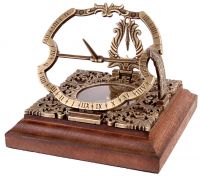Солнечные часы Hemisferium Equatorial Augsburg Sundial 10 см, бронза