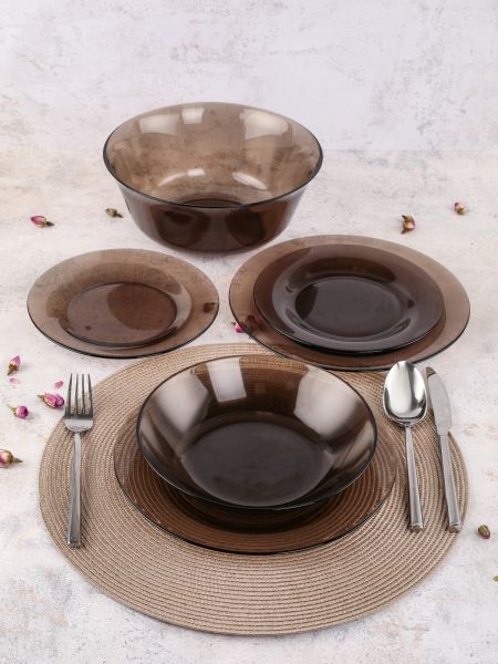 Набор столовый АМБЬЯНТЕ ЭКЛИПС 19пр (салатник 24см) LUMINARC