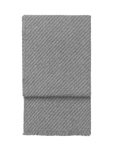DIAGONAL grey/light grey Плед 130/190 35% альпака + 35% шерсть + 30% микрофибра 790 гр