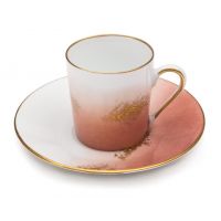 Кофейная пара Marie Daage Horizon (чашка и блюдце) диаметр 5,5см Н 6,5 см V 90 мл