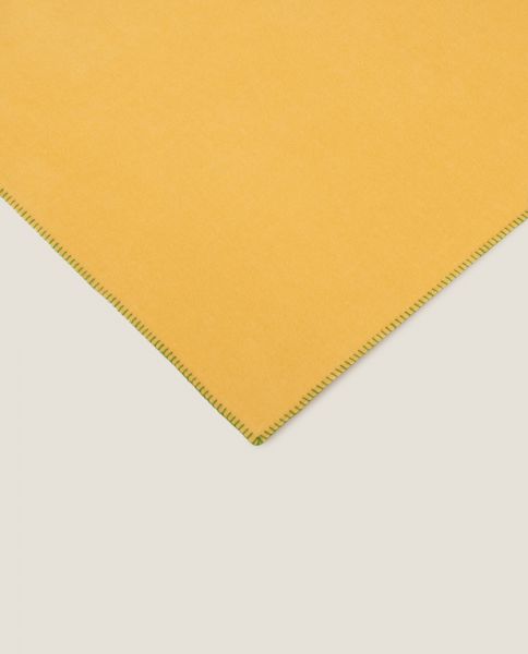 Плед Frati SOFT VISCOSE SENAPE, желтый, 130x160, вискоза 30% полиэстер 70%, 510г