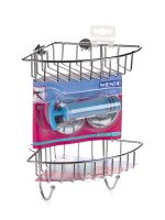 Полка угловая 2-х уровневая Vacuum-Loc Bari WENKO