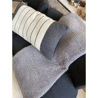 Плед Barefoot Dreams CC THROW 137х183 трикотаж, темно-серый 100% полиэстер