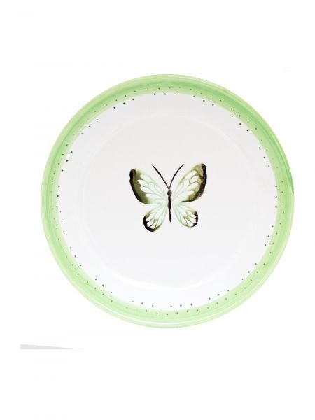 Тарелка обеденная SUMMER JOY GREEN 24см FIORETTA