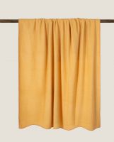 Плед Frati SOFT BAMBOO SENAPE, желтый, 160х200, бамбук 40% полиэстер 60%, 800г
