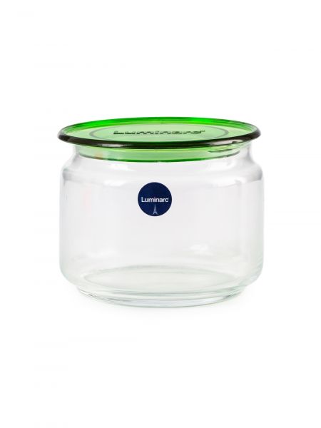 Банка PLANO 0.5л в перфорированной коробке, микс цвета крышки LUMINARC