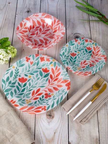 Набор столовый ALVIS RED 18пр LUMINARC