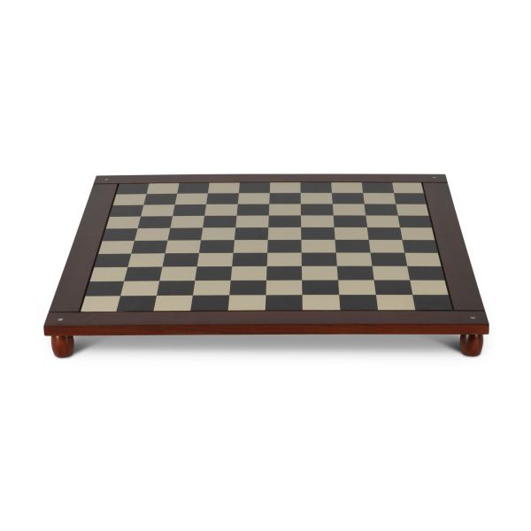 Доска для игры в шахматы и шашки AUTHENTIC MODELS двусторонняя , дерево, 47х47х4 см
