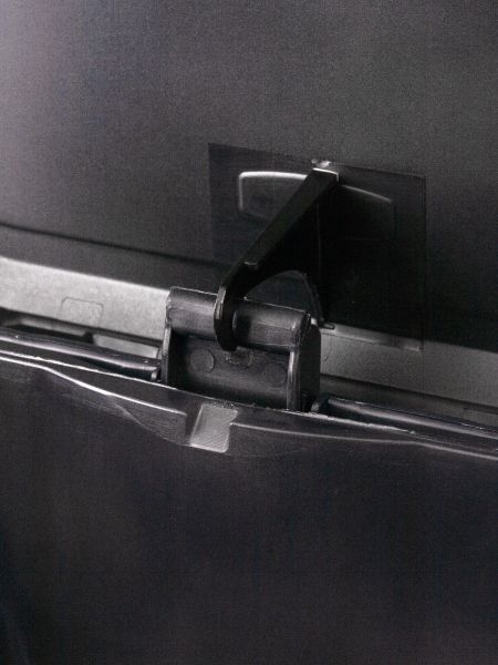 Контейнер для мусора DECO BIN черный-серебристый 20л CURVER