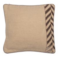CUSHIONПодушка, серый, 40/40, лен, наполнитель конфорель