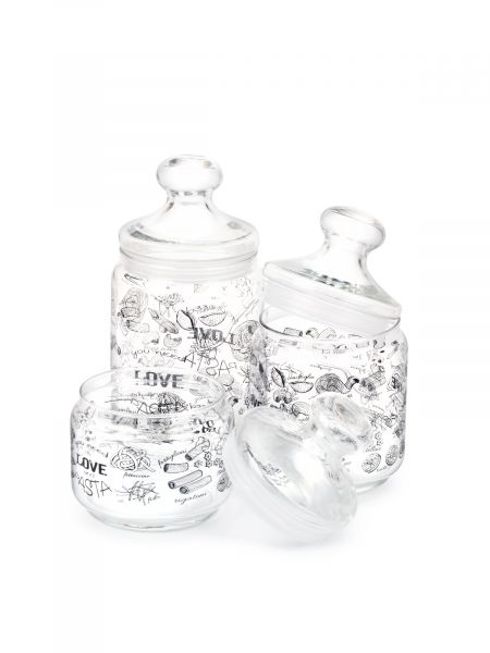 Набор банок для продуктов ЛАВ ПАСТА 3шт