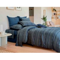 Постельное бельё ALLEGRO BLEU CORINTHEпододеяльник 200х220 простынь 280х320 наволочка 50х75*2