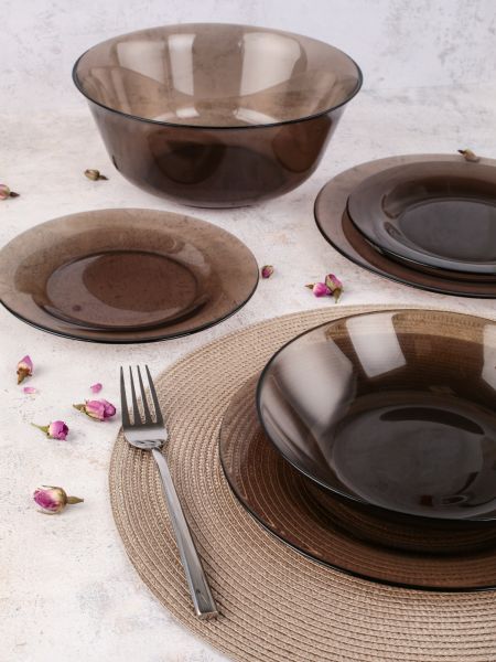 Набор столовый АМБЬЯНТЕ ЭКЛИПС 19пр (салатник 24см) LUMINARC