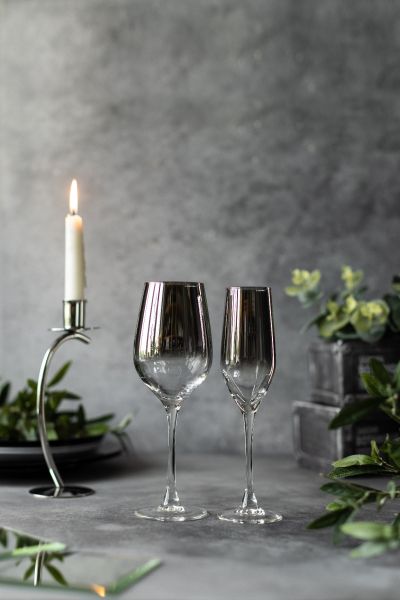 Набор бокалов для вина СЕЛЕСТ СЕРЕБРЯНАЯ ДЫМКА 4шт 270мл LUMINARC