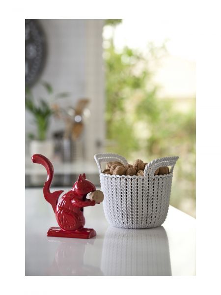 Корзина круглая KNIT XS 3л белая CURVER