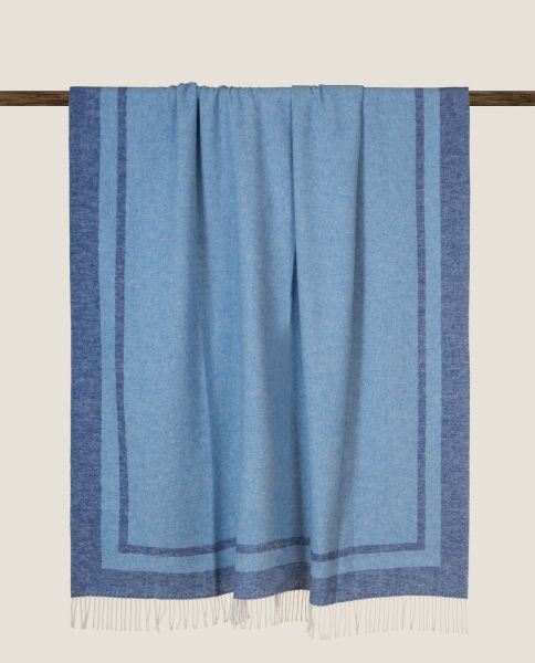 Плед Frati COUNTRY DENIM, синий, 130х170, хлопок 75% полиэстер 25%, 550г