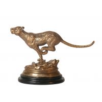 FIGURINE LEOPARDФигурка леопарда, правая, бронза H: 15 cm | W: 24 cm | D: 10 cm
