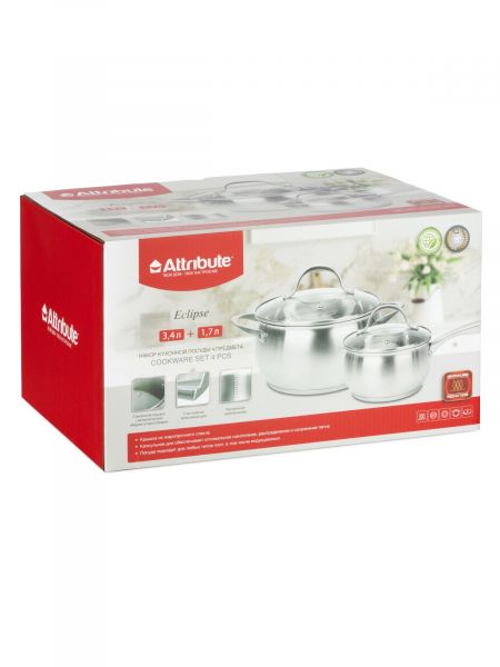 Набор кухонной посуды ECLIPSE 4пр ATTRIBUTE
