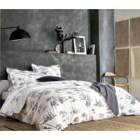 Постельное бельё PROMENADE graphite пододеяльник 200х220 простынь 280х320 наволочка 50х75*2шт