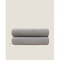 Плед Frati SOFT VISCOSE GRIGIO PERLA, серый, 160x200, вискоза 30% полиэстер 70%, 510г