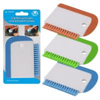 Скребок-щетка для антипригарной посуды 11x9x1см МУЛЬТИДОМ