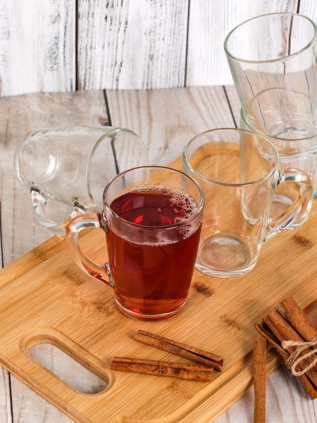 Кружка С ДОБРЫМ УТРОМ прозрачная 320мл LUMINARC