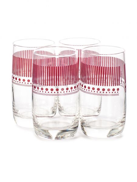 Набор столовый ИДИЛЛИЯ ЛИЛАК 16пр со стаканами ЛИНИИ ЛИЛАК 330мл LUMINARC