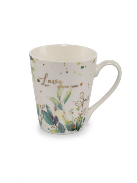 Набор кружек GREEN LEAFS 4шт 300мл DOMENIK