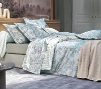 Постельное бельё SERENITE bleu ciel пододеяльник 200х220 простынь 280х320 наволочка 50х75*2шт