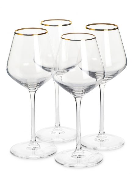 Набор бокалов для вина ULTIME BORD OR 4шт 380мл CRISTAL D'ARQUES