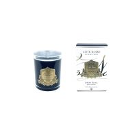 JARDIN BLANCСвеча 450 гр , черный стаканчик, золотой декор ВхШхД 16х10,5х10,5 см время горения 10