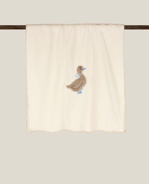Плед детский Little Blue Duck, 75х100 см, бамбук 40% полиэстер 60% FRATI HOME

