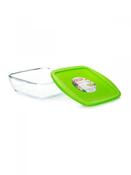 Блюдо для запекания и выпечки с крышкой COOK&STORE 25x22x7см квадратное PYREX