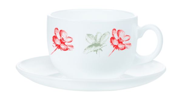 Набор столовый DIWALI PETALO GREY 46 предметов LUMINARC